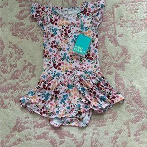 Posh Peanut Multicolor Floral Kids Twirl